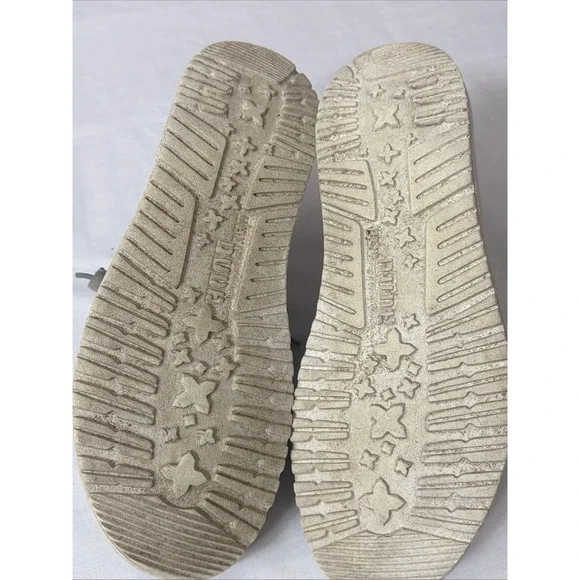 Hey Dude Shoes Womens 8 Wendy Stretch Knit Casual Moc Sneakers Glacier Gray Gym - Picture 8 of 16